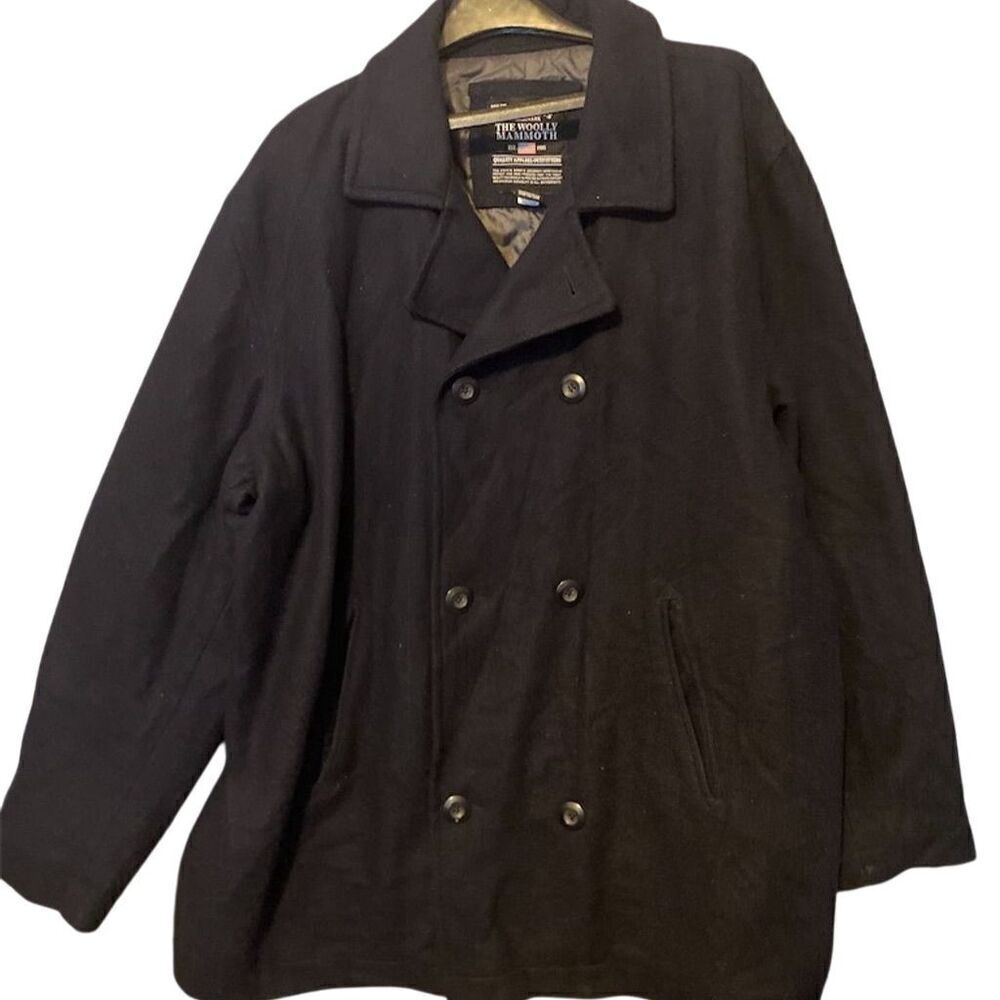Steve & Barry's Men's 3XL Blue Double-Breasted Overcoat Jacket